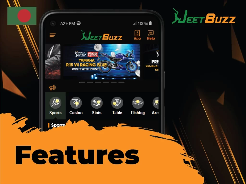 Jeetbuzz App Features Jeetbuzz App Features